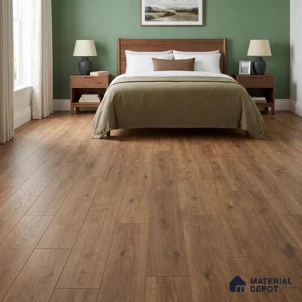 HDF Real Groove Laminate Wood Floor AC5 Grade LF 00326 H Riservia Confett 48 x 7 inch (1216x168 mm) - 8 mm | Aqua Protect 12 Hours Water Resistance | Anti Static and Stain Resistant | 0.5 mm V Groove | Real Wood Touch Surface | Uniclic Installation | 14 Plank Variations | 20 Years Warranty | EIR Surface