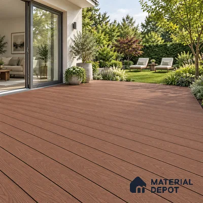 WPC Decking Composite Floor SF 00004 C 9.5 ft x 5.51 inch - 25 mm