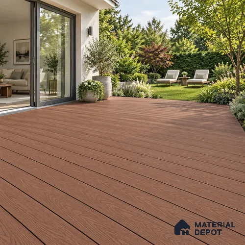 WPC Decking Composite Floor SF 00004 C 9.5 ft x 5.51 inch - 25 mm