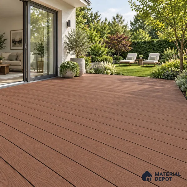 WPC Decking Composite Floor SF 00004 C 9.5 ft x 5.51 inch - 25 mm
