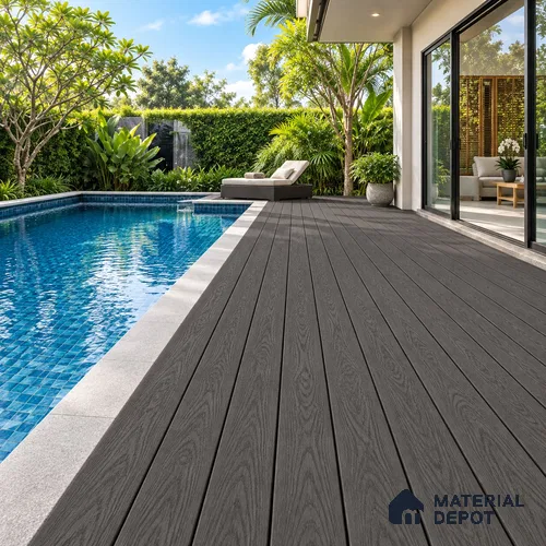 WPC Decking Composite Floor SF 00004 D 9.5 ft x 5.51 inch - 25 mm