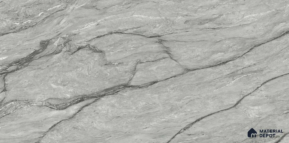 TL 02203 1 Demon Grey 4 ft x 2 ft Glossy Finish Vitrified Tile - 9 mm (Random 5)| Image 1