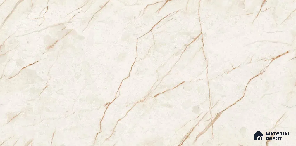 TL 02188 1 Pedrum Beige 4 ft x 2 ft Polished Finish Endless Glazed Vitrified Wall & Floor Tile - 9 mm (Random 4)