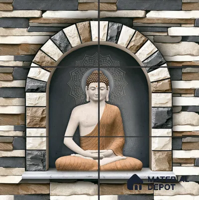 TL 05785 B Poster Colour 450x300 mm Glossy Finish Ceramic Wall Tile - 7 mm