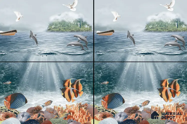 TL 05791 B Silver Highlighter 2 450x300 mm Glossy Finish Ceramic Wall Tile - 7 mm