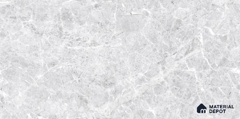 TL 02186 1 Spider Grey 4 ft x 2 ft Polished Finish Endless Glazzed Vitrified Wall & Floor Tile - 9 mm (Random 4)