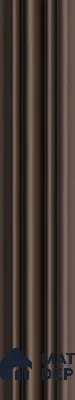 PN 07577 Solid Colors Look Louver 9.5 ft x 0.4 ft Texture Finish  - 25 mm | Suitable for Feature Wall, TV Unit & Living Room