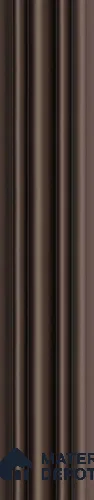 PN 07577 Solid Colors Look Louver 9.5 ft x 0.4 ft Texture Finish  - 25 mm | Suitable for Feature Wall, TV Unit & Living Room