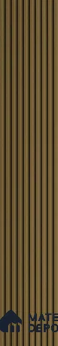 PN 07579 Solid Colors Look Louver 9.5 ft x 0.4 ft Texture Finish - 10 mm | Suitable for Feature Wall, TV Unit & Living Room