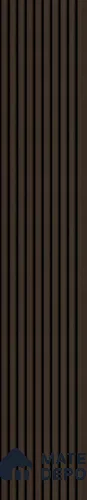 PN 07580 Solid Colors Look Louver 9.5 ft x 0.4 ft Texture Finish - 10 mm | Suitable for Feature Wall, TV Unit & Living Room