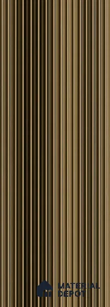 PN 07585 Solid Colors Look Louver 9.5 ft x 0.8 ft Texture Finish  - 26 mm | Suitable for Feature Wall, TV Unit & Living Room