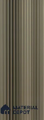 PN 07586 Solid Colors Look Louver 9.5 ft x 0.8 ft Texture Finish  - 26 mm | Suitable for Feature Wall, TV Unit & Living Room