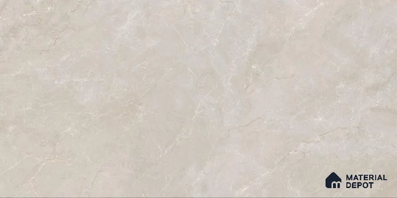 Marble Floor & Wall Tile TL 12311 Ivory Mist 4 ft x 2 ft Velvet Finish Vitrified Tile - 9 mm | 4 Random Design