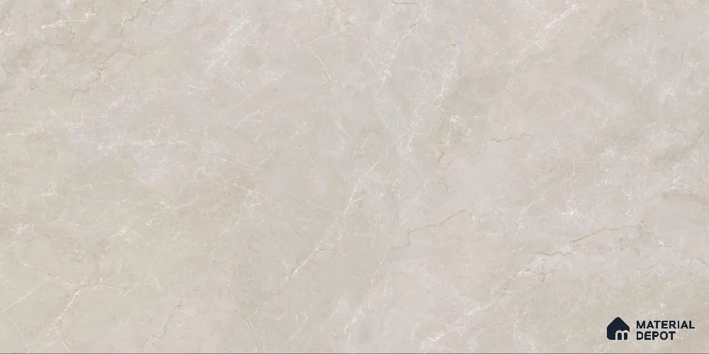 Marble Floor & Wall Tile TL 12311 Ivory Mist 4 ft x 2 ft Velvet Finish Vitrified Tile - 9 mm | 4 Random Design