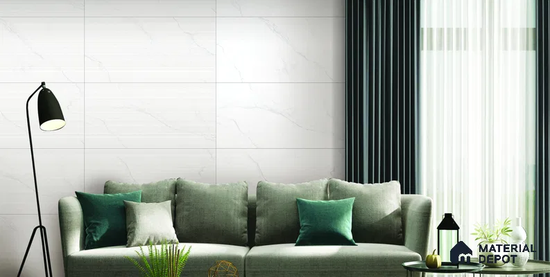 Liner Punch Wall Tile TL 12301 B Marriot Satuario Liner 4 ft x 2 ft Matt Liner Punch Finish Vitrified Tile - 9 mm | 4 Random Design