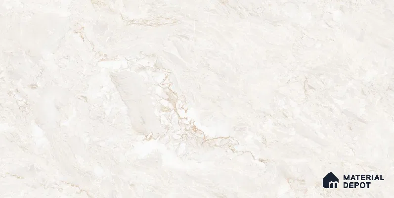 Marble Floor & Wall Tile TL 12312 Karnis Carrara 4 ft x 2 ft Velvet Finish Vitrified Tile - 9 mm | 4 Random Design