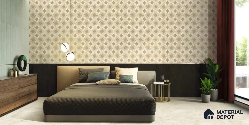 Marble Floor & Wall Tile TL 12314 Taj Orra Light Endless 4 ft x 2 ft Velvet Finish Vitrified Tile - 9 mm | 3 Random Design