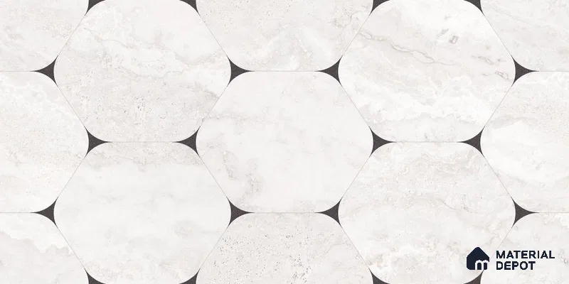 Marble Wall Tile TL 12313 Portocer Decor Endless 4 ft x 2 ft Royal Velvet Finish Vitrified Tile - 9 mm | 3 Random Design