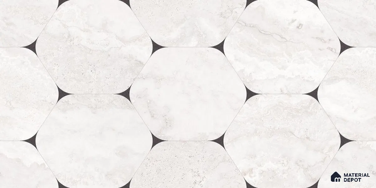 Marble Wall Tile TL 12313 Portocer Decor Endless 4 ft x 2 ft Royal Velvet Finish Vitrified Tile - 9 mm | 3 Random Design