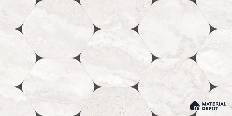 Marble Wall Tile TL 12313 Portocer Decor Endless 4 ft x 2 ft Royal Velvet Finish Vitrified Tile - 9 mm | 3 Random Design