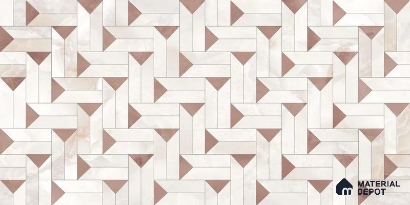 Patterned Wall Tile TL 12306 B Easton Onyx Decor Endless 4 ft x 2 ft Glossy Carving Finish Vitrified Tile - 9 mm | 1 Random Design