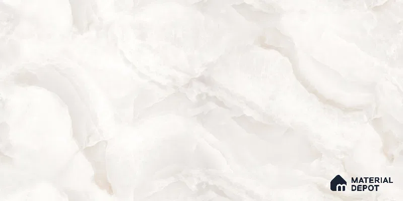 Marble Floor & Wall Tile TL 12306 Easton Onyx Endless 4 ft x 2 ft Glossy Carving Finish Vitrified Tile - 9 mm | 3 Random Design