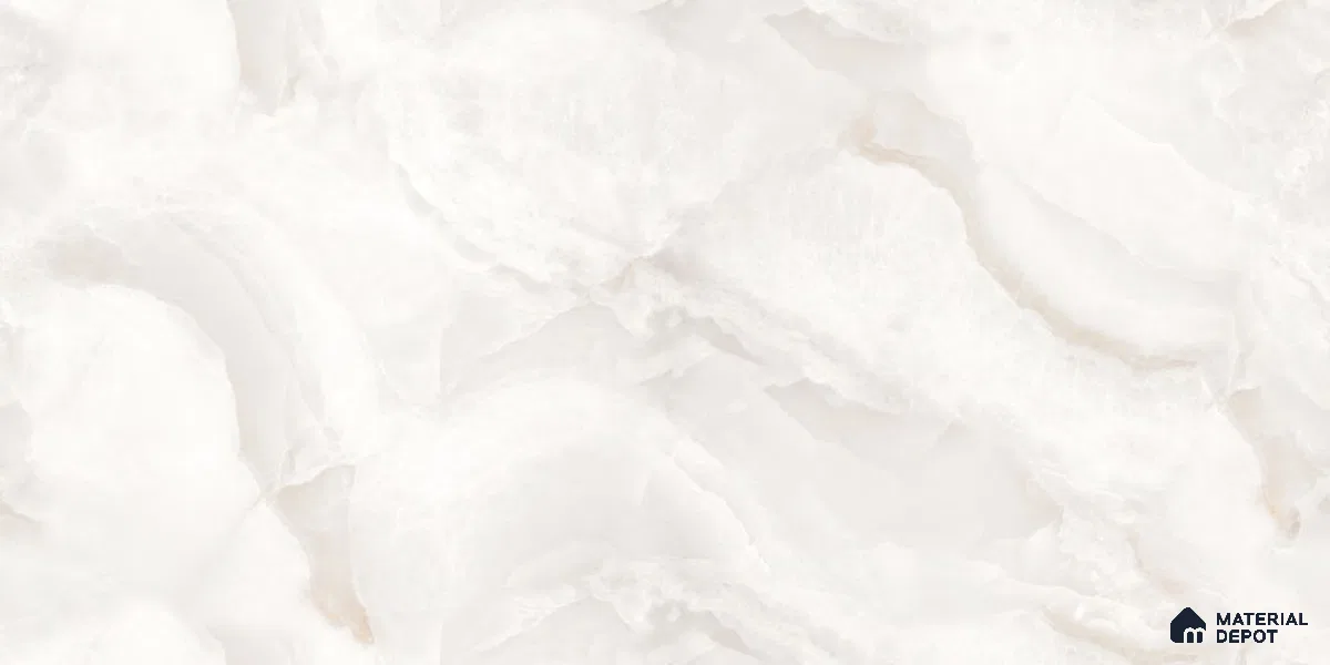 Marble Floor & Wall Tile TL 12306 Easton Onyx Endless 4 ft x 2 ft Glossy Carving Finish Vitrified Tile - 9 mm | 3 Random Design