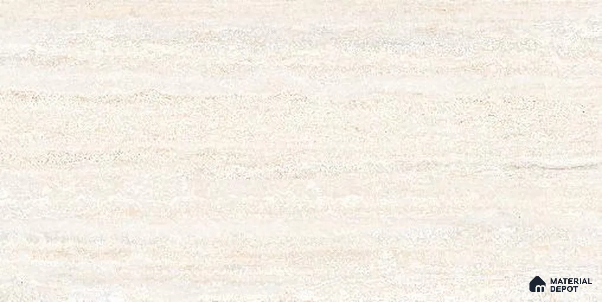 Travertine Floor & Wall Tile TL 12321 Tiburtinus Crema 4 ft x 2 ft Timestone Finish Vitrified Tile - 9 mm | 4 Random Design