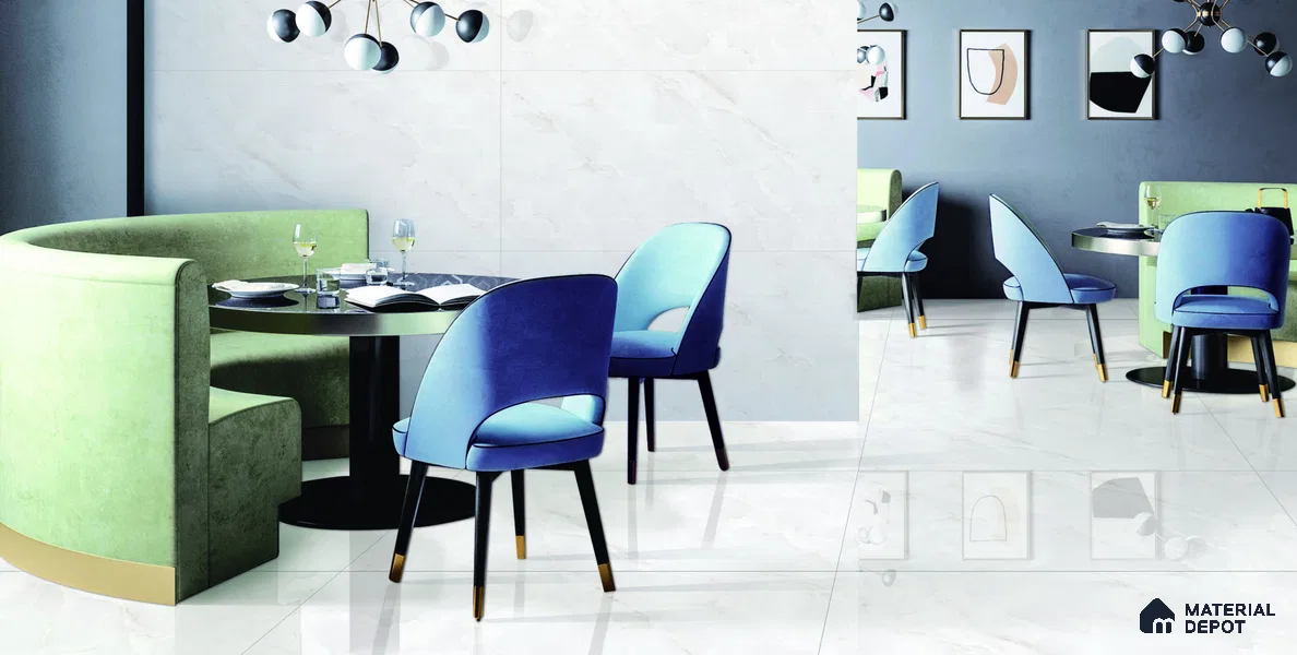 Marble Floor & Wall Tile TL 12298 Loxi Onyx 4 ft x 2 ft Glossy Finish Vitrified Tile - 9 mm | 3 Random Design