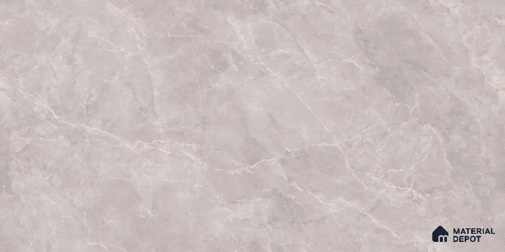 Marble Floor & Wall Tile TL 12302 Silver Snow Endless 4 ft x 2 ft Matt Finish Vitrified Tile - 9 mm | 4 Random Design