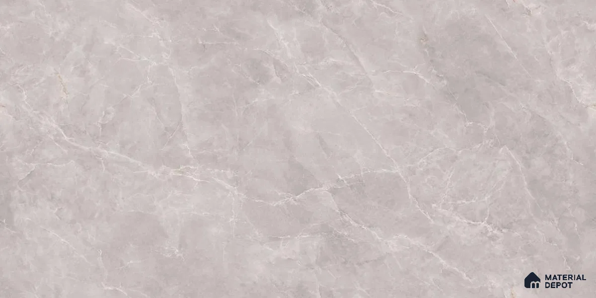 Marble Floor & Wall Tile TL 12302 Silver Snow Endless 4 ft x 2 ft Matt Finish Vitrified Tile - 9 mm | 4 Random Design
