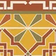 Moroccan  Tile TL 13447 Suzani Olive Border 200x200 mm Matte Finish Vitrified Tile - 8.5 mm |  | Image - 1