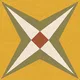 Moroccan  Tile TL 13447 B Suzani Olive Center 1 200x200 mm Matte Finish Vitrified Tile - 8.5 mm |  | Image - 1