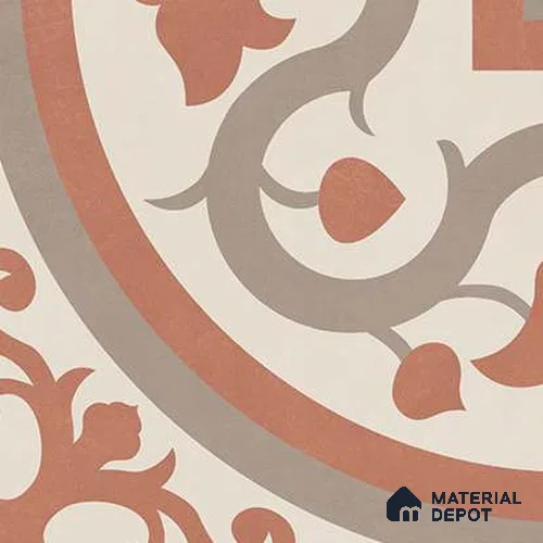 Moroccan  Tile TL 13451 H Vivid Grige Corner 200x200 mm Matte Finish Vitrified Tile - 8.5 mm