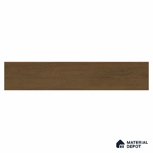 Medium Umber Brown Matte Finish 4 ft x 7 inch - 5 mm SPC Flooring | SP 00130 | 15-Year Warranty Click-Lock DIY Installation | Suitable For Kitchen, Living Room & Bedroom