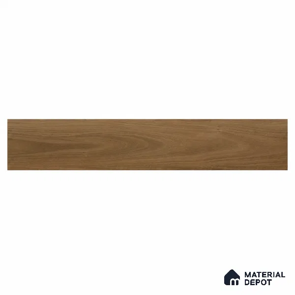 Warm Walnut Brown Matte Finish 4 ft x 7 inch - 5 mm SPC Flooring | SP 00135 | 15-Year Warranty Click-Lock DIY Installation | Suitable For Kitchen, Living Room & Bedroom