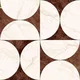 Ivory Marble and Chocolate Brown