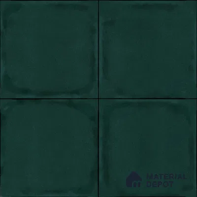 Plain Wall & Floor Base Tile TL 11131 Deep Teal 1 ft x 1 ft Ceramic Matte Finish Tile - 10 mm | Suitable For Bathroom, Balcony & Kitchen Backsplash