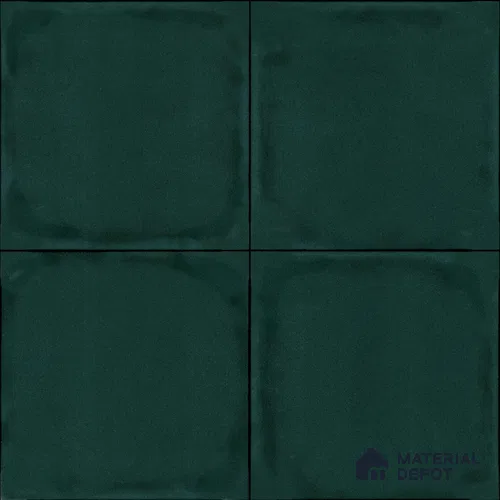 Plain Wall & Floor Base Tile TL 11131 Deep Teal 1 ft x 1 ft Matte Finish Ceramic Tile - 10 mm | Suitable For Bathroom, Kitchen Backsplash, Balcony
