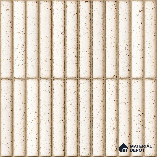 Faux Subway Wall Tile TL 11291 Speckled Linen 1 ft x 1 ft Ceramic Glossy Finish Tile - 10 mm | Suitable For Bathroom, Balcony & Kitchen Backsplash