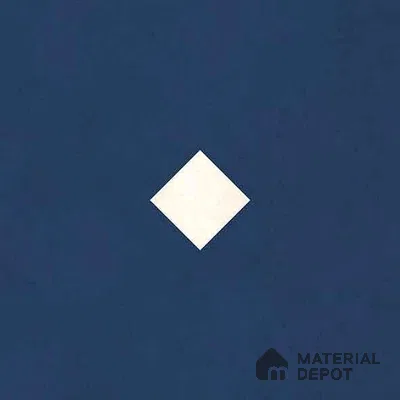 Moroccan Wall & Floor Decor Tile TL 11662 Navy Diamond 1 ft x 1 ft Ceramic Matte Finish Tile - 10 mm | Suitable For Kitchen, Bathroom, Balcony