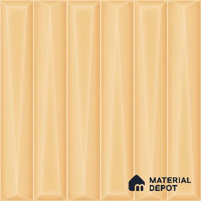 Faux Subway Wall Tile TL 11341 Ivory Prism 1 ft x 1 ft Ceramic Glossy Finish Tile - 10 mm | Suitable For Bathroom, Kitchen Backsplash