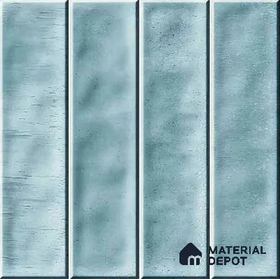Faux Subway Wall Tile TL 11303 Mist Blue Plank 1 ft x 1 ft Ceramic Glossy Finish Tile - 10 mm | Suitable For Bathroom, Dining Area, Kitchen Backsplash