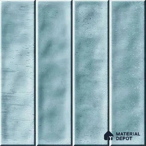 Faux Subway Wall Tile TL 11303 Mist Blue Plank 1 ft x 1 ft Ceramic Glossy Finish Tile - 10 mm | Suitable For Bathroom, Dining Area, Kitchen Backsplash