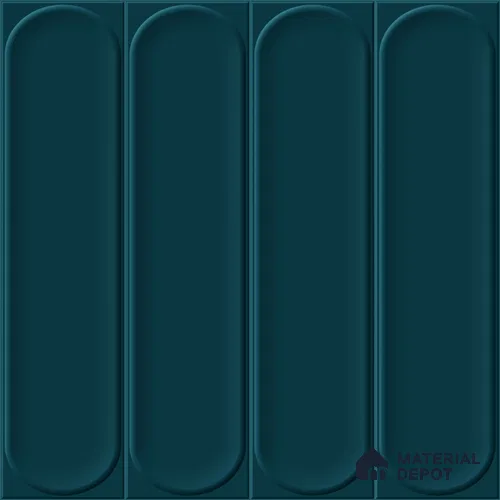 Faux Subway Wall Tile TL 11327 Midnight Pillar 1 ft x 1 ft Ceramic Glossy Finish Tile - 10 mm | Suitable For Bathroom, Dining Area, Kitchen Backsplash