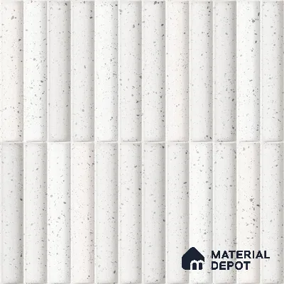 Faux Subway Wall Tile TL 11290 Speckled Ridge 1 ft x 1 ft Ceramic Glossy Finish Tile - 10 mm | Suitable For Bathroom, Dining Area, Kitchen Backsplash