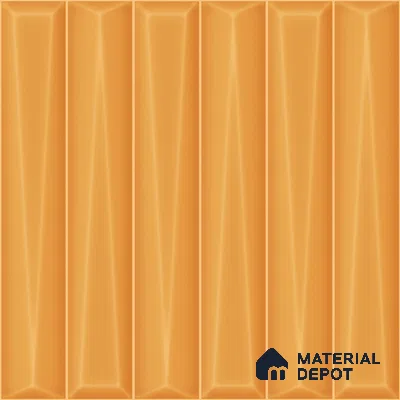 Faux Subway Wall Tile TL 11340 Golden Taper 1 ft x 1 ft Ceramic Glossy Finish Tile - 10 mm | Suitable For Bathroom, Balcony & Kitchen Backsplash