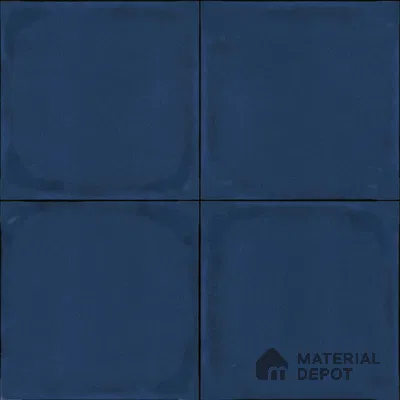 Plain Wall & Floor Base Tile TL 11130 Indigo Coast 1 ft x 1 ft Ceramic Matte Finish Tile - 10 mm | Suitable For Bathroom, Balcony & Kitchen Backsplash