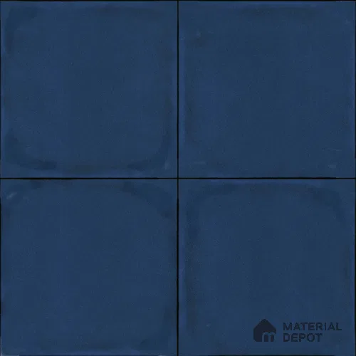Plain Wall & Floor Base Tile TL 11130 Indigo Coast 1 ft x 1 ft Matte Finish Ceramic Tile - 10 mm | Suitable For Bathroom, Kitchen Backsplash, Balcony