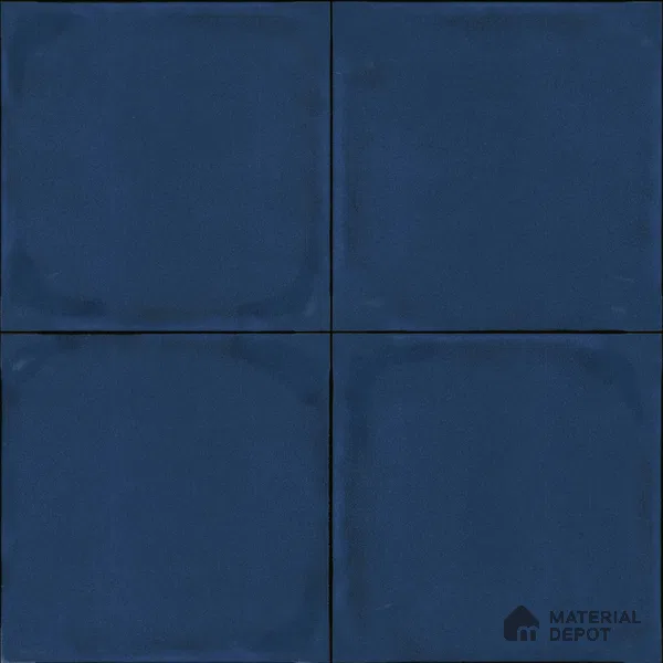 Plain Wall & Floor Base Tile TL 11130 Indigo Coast 1 ft x 1 ft Ceramic Matte Finish Tile - 10 mm | Suitable For Bathroom, Balcony & Kitchen Backsplash